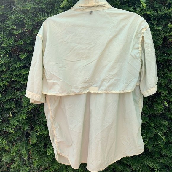 Guide Series Fishing Shirt Vented size L Mens Button Front Short Sleeves - Picture 4 of 4